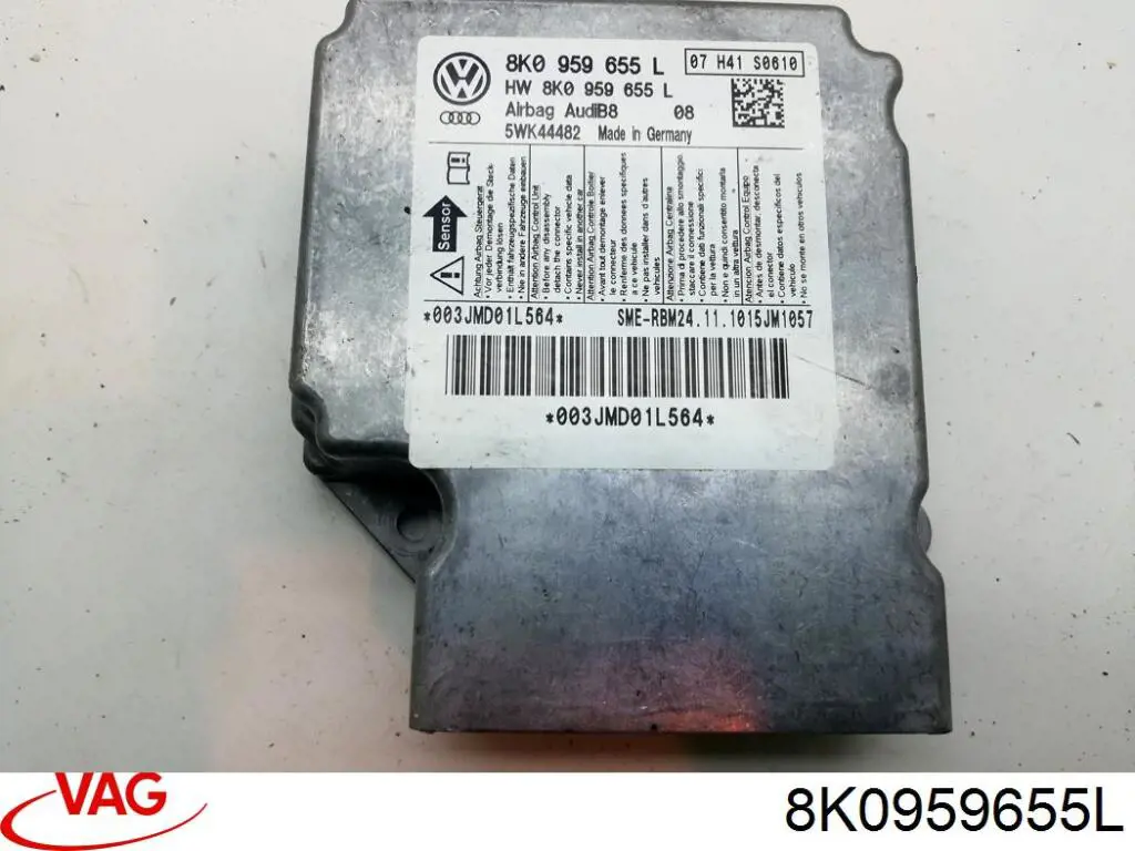 Купить 8K0959655L VAG Модуль-процессор управления подушкой безопасности