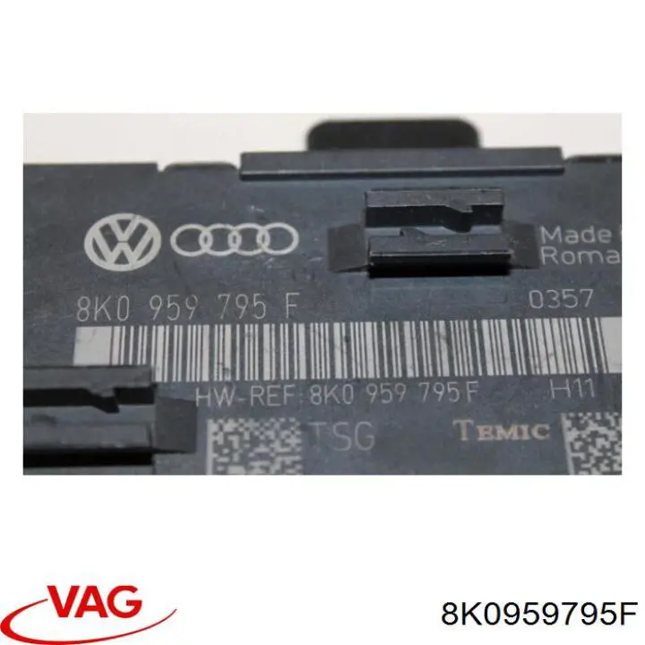 Блок комфорта задней двери VAG 8K0959795F цена, от 6.21 USD