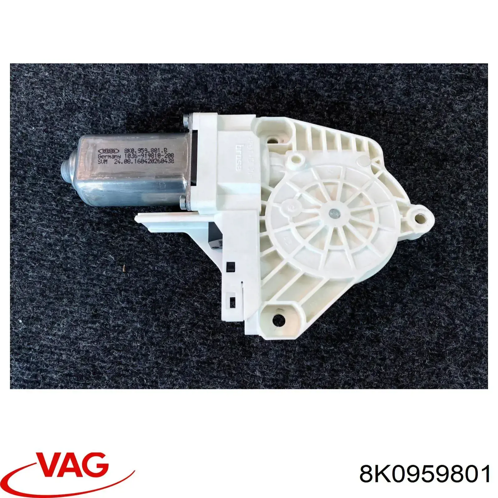 8K0959801 VAG мотор стеклоподъемника двери передней левой