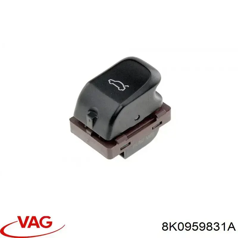 8K0959831V10 VAG botão de salão de acionamento de tampa de porta-malas (de 3ª/5ª porta (de tampa de alcapão)