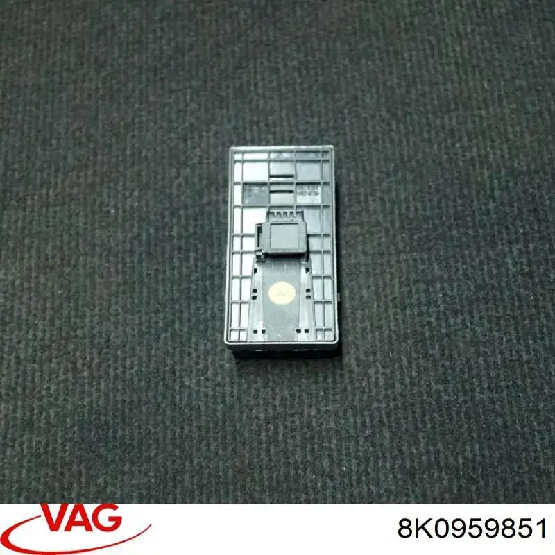 Кнопочный блок управления стеклоподъемником передний левый 8K0959851 VAG