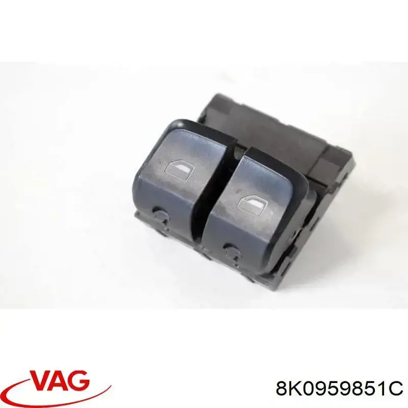 Купить 8K0959851C VAG Кнопка включения мотора стеклоподъемника передняя левая