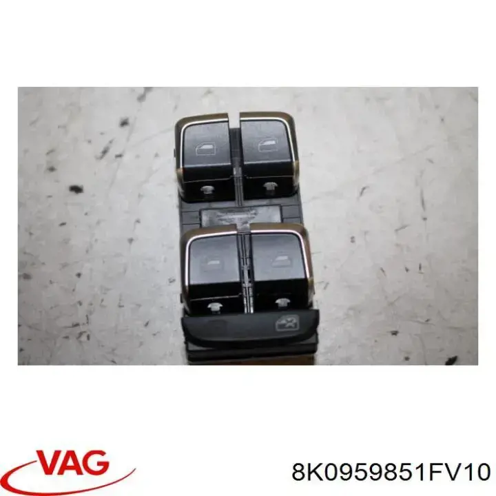 Кнопки переднего левого стеклоподъемника VAG 8K0959851FV10