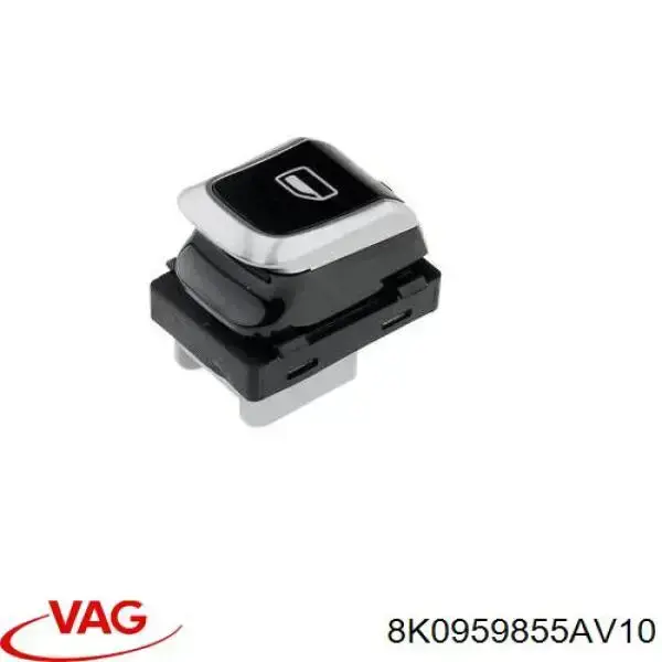 8K0959855AV10 VAG кнопка включения мотора стеклоподъемника передняя правая
