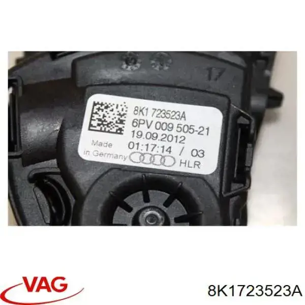 Педаль газа (акселератора) VAG 8K1723523A цена, от 2.82 USD