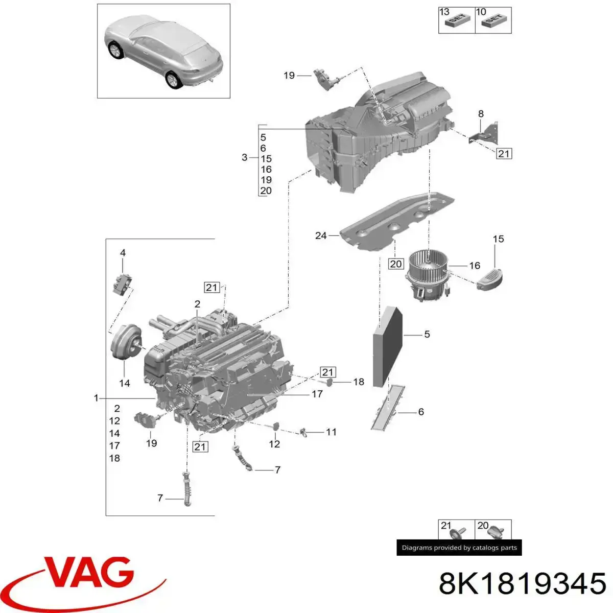 8K1819345 VAG 