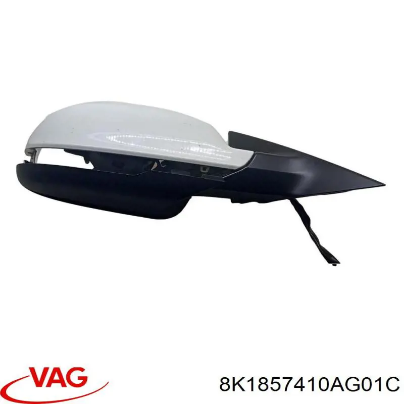 Правое зеркало 8K1857410AGGRU VAG