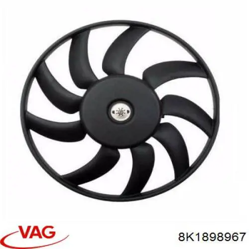 Купить 8K1898967 VAG Радиатор кондиционера салонный, испаритель