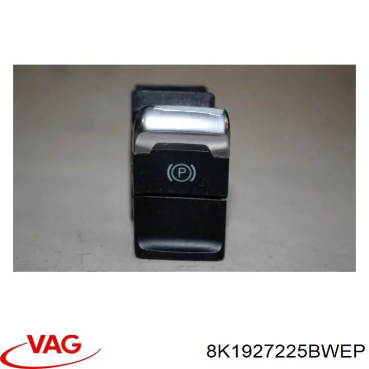 Клавиша электромеханического стояночного тормоза 8K1927225BWEP VAG