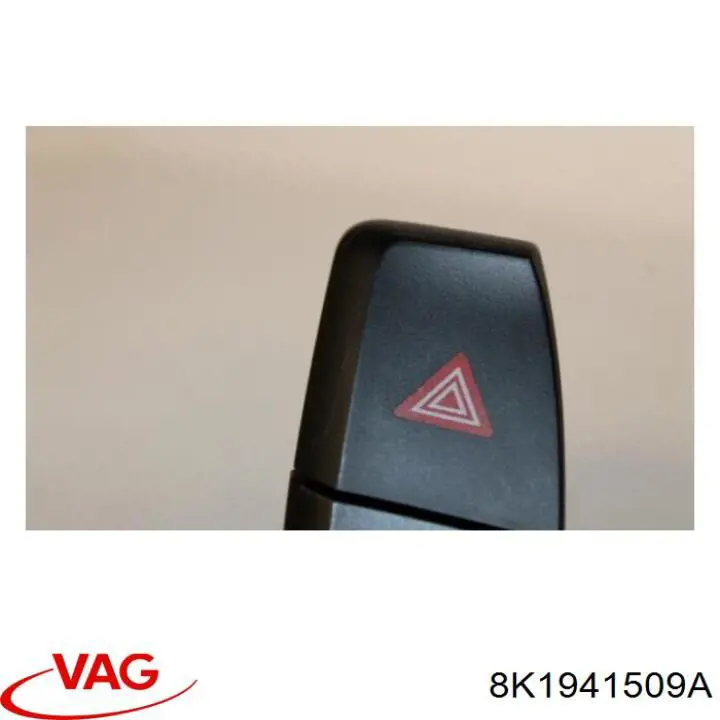 Купить 8K1941509A VAG Кнопка включения аварийной сигнализации