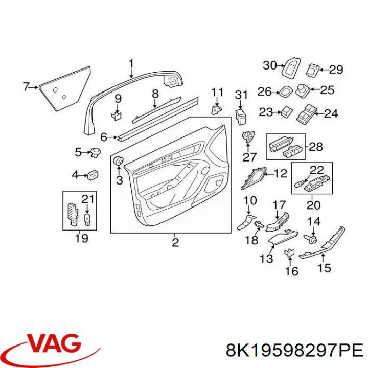 8K19598297PE VAG 
