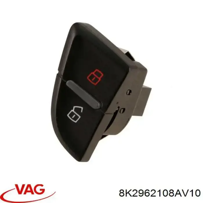 8K2962108AV10 VAG interruptor do fecho central