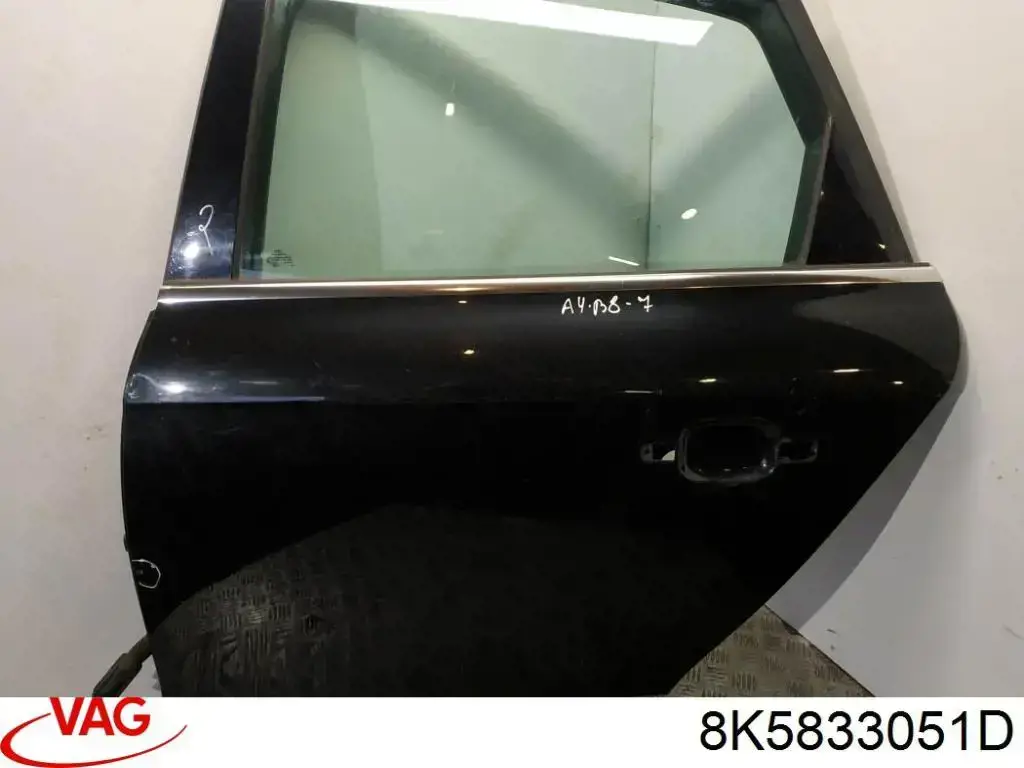 Задняя левая дверь Ауди А4 8K2 (Audi A4)
