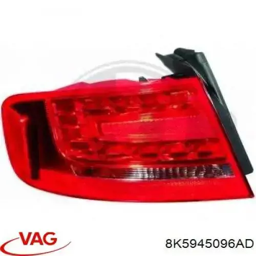Стоп задний VAG 8K5945096AD