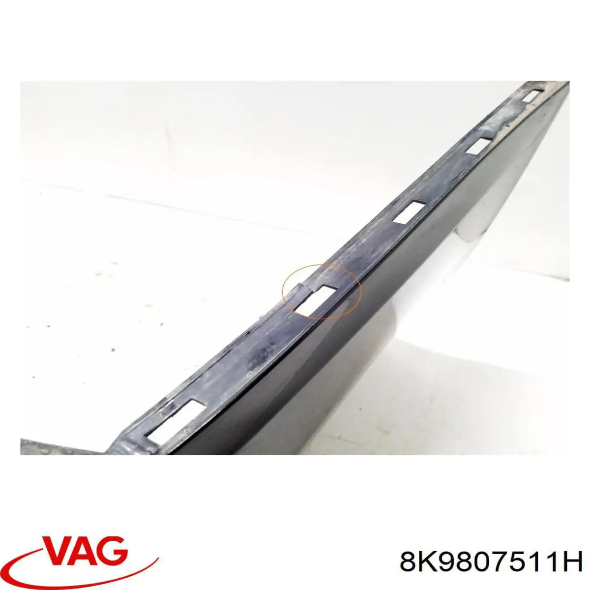 Задний бампер 8K9807511H VAG