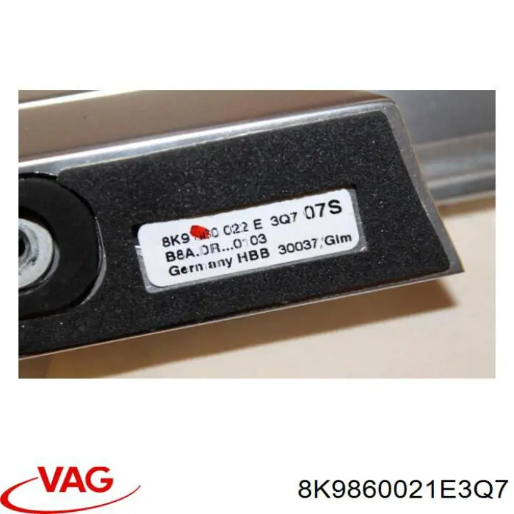 Рейлинг крыши левый VAG 8K9860021E3Q7 цена, от 110.17 USD