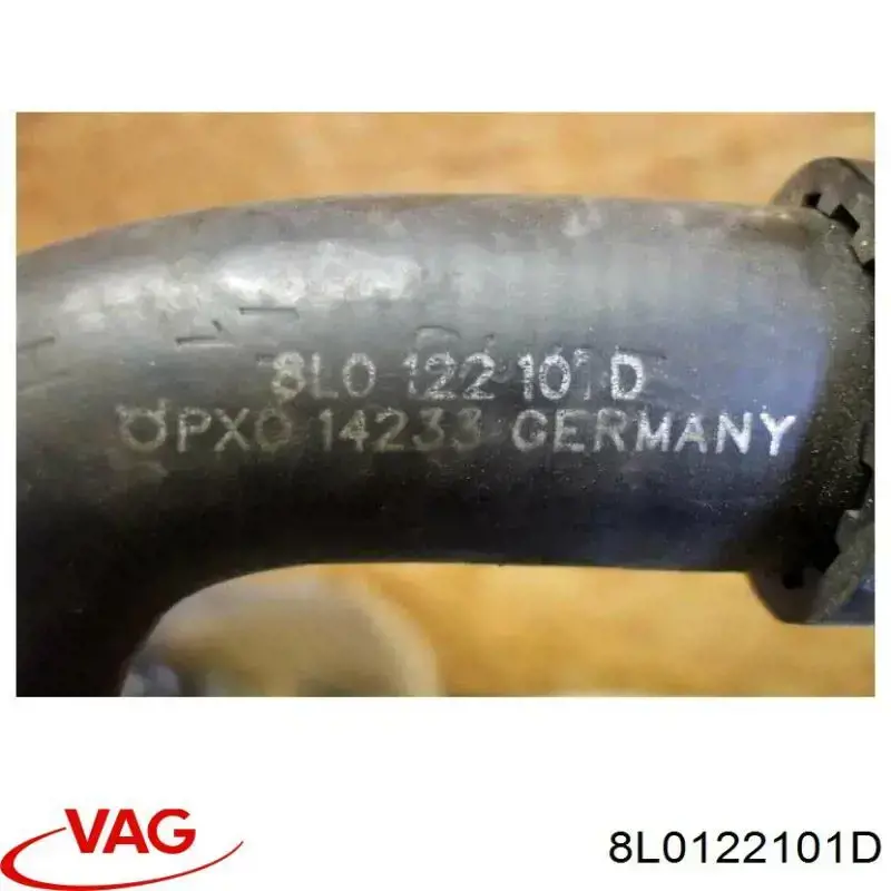Шланг радиатора охлаждения VAG 8L0122101D цена, от 42.65 USD