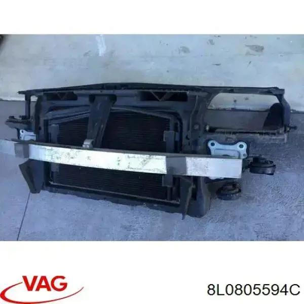 8L0805594C VAG суппорт радиатора в сборе (монтажная панель крепления фар)