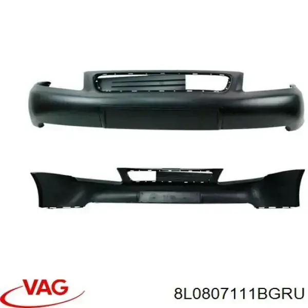 8L0807111BGRU VAG передний бампер