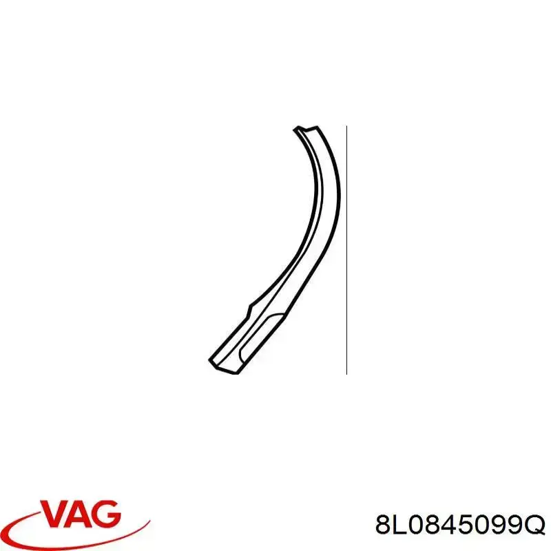 Купить 8L0845099Q VAG Ветровое стекло