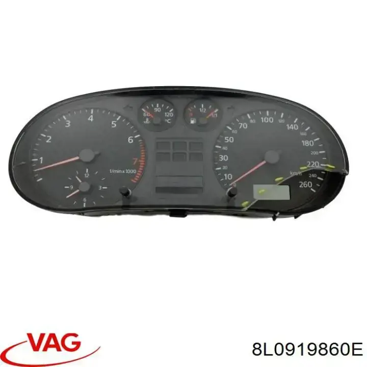 Приборная доска (щиток приборов) VAG 8L0919860E цена, от 47.18 USD