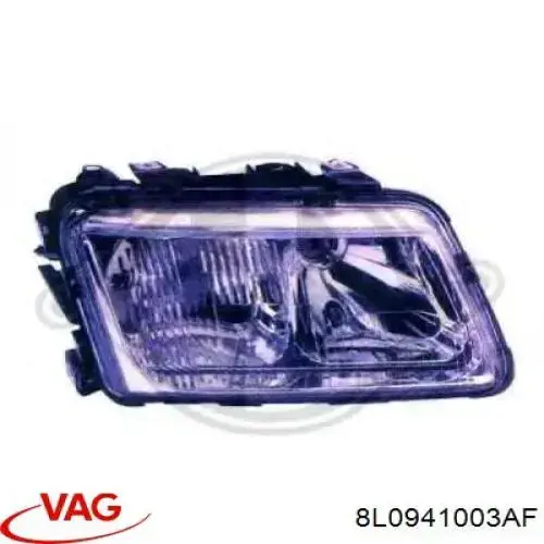 Фара левая VAG 8L0941003AF цена, от 109.93 USD