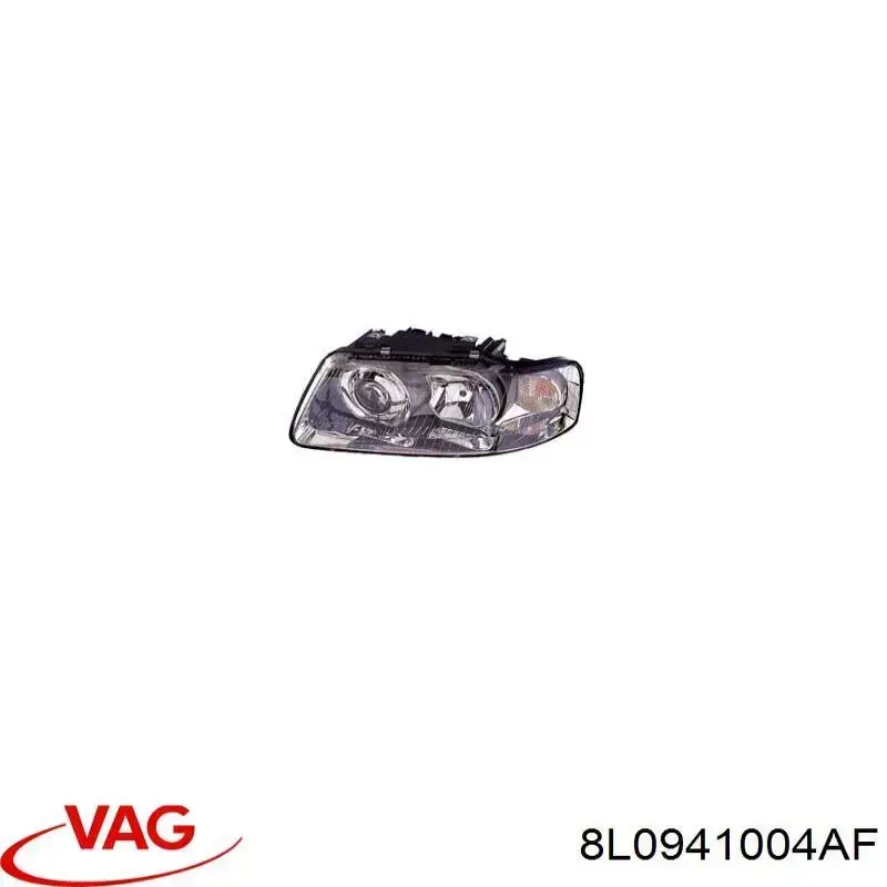 Правая блок фара VAG 8L0941004AF цена, от 91.48 USD