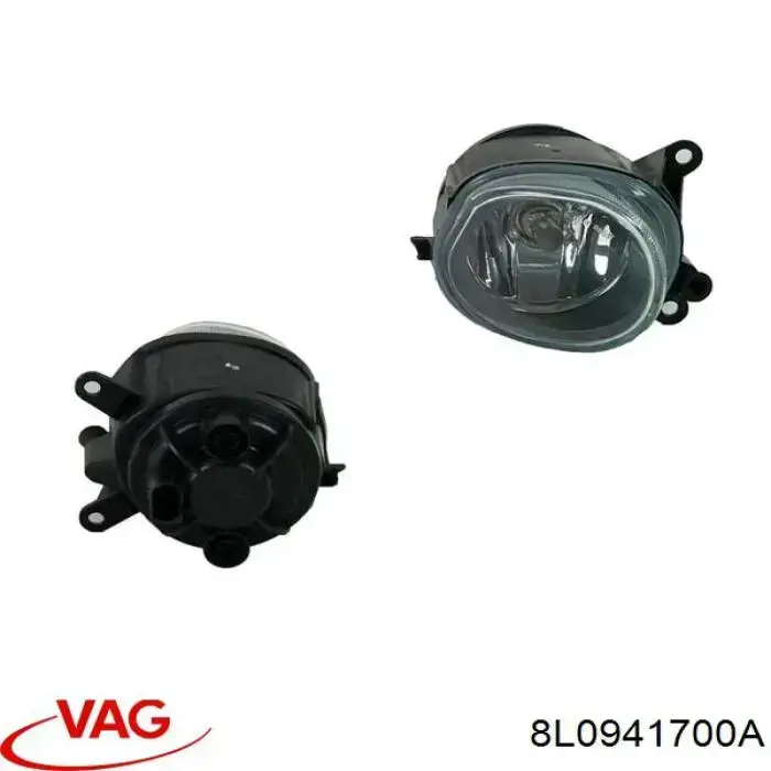 Фара противотуманная правая 8L0941700A VAG