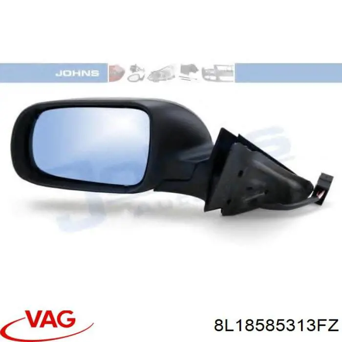 Левое боковое зеркало 8L18585313FZ VAG