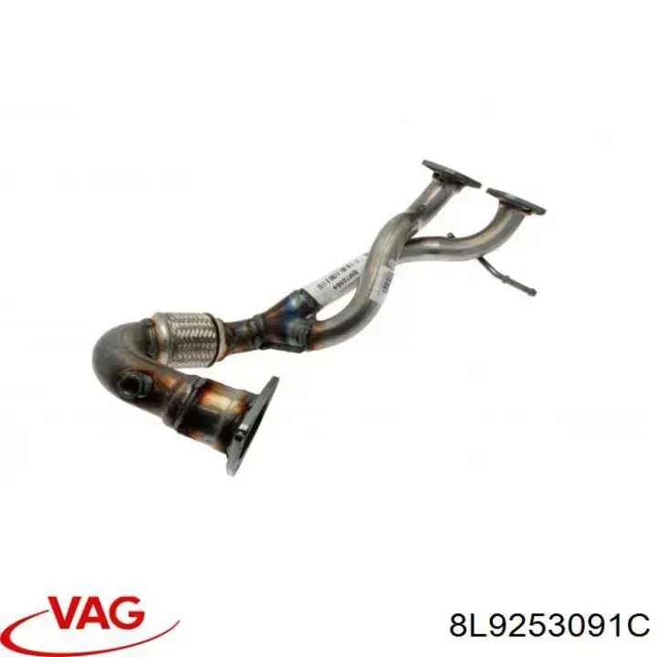 8L9253091C VAG Штаны глушителя передние