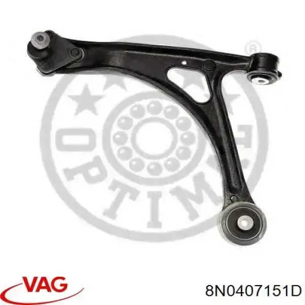 Рычаг передней подвески левый 8N0407151D VAG