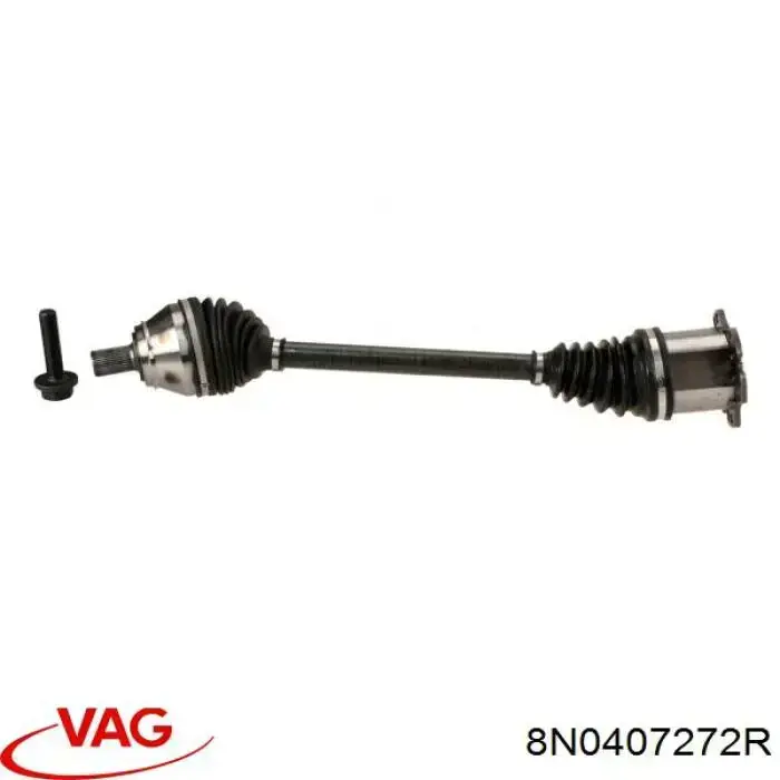 8N0407452DX VAG Полуось передняя, правая