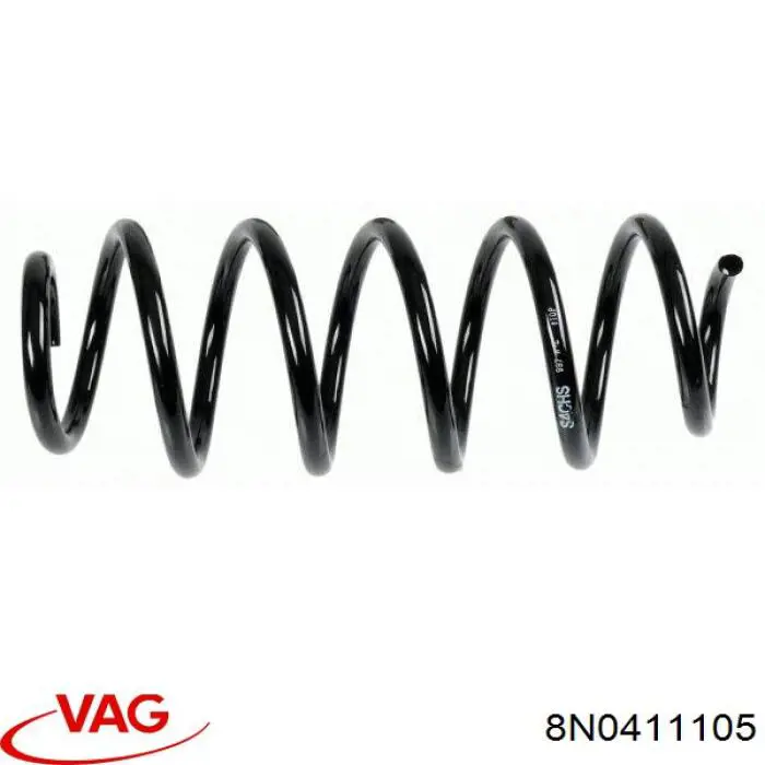 Купить 8N0411105 VAG Винтовая пружина подвеска