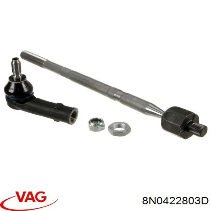 Купить 8N0422803D VAG Тяга рулевая в сборе левая