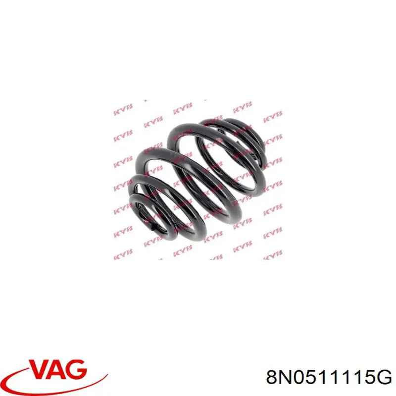 Купить 8N0511115G VAG Пружина подвески