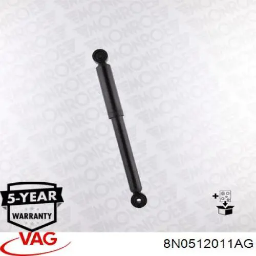 Стойка амортизатора задняя VAG 8N0512011AG цена, от 31.49 USD