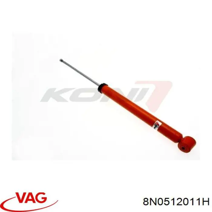 Задний амортизатор VAG 8N0512011H