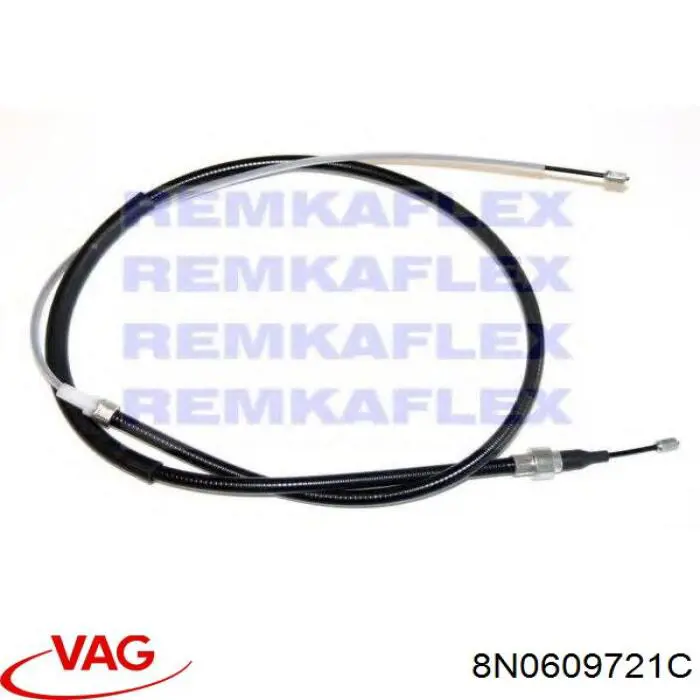 Задний трос ручника VAG 8N0609721C цена, от 778.35 UAH