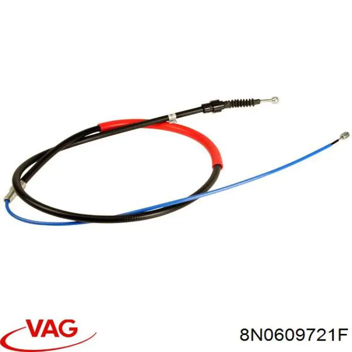 Задний трос ручника VAG 8N0609721F цена, от 12.95 USD