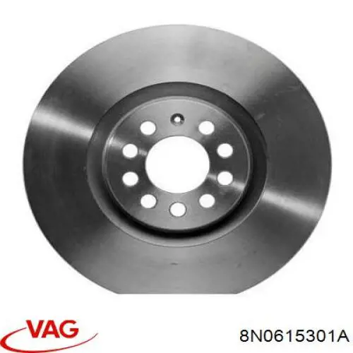 Передний тормозной диск VAG 8N0615301A