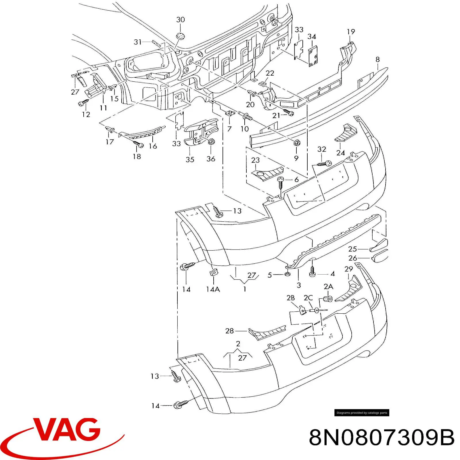 Купить 8N0807309B VAG 