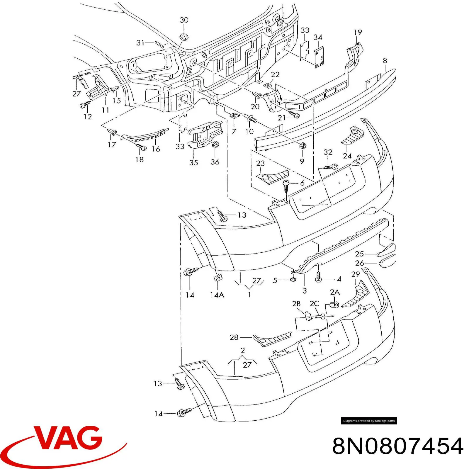 Купить 8N0807454 VAG 