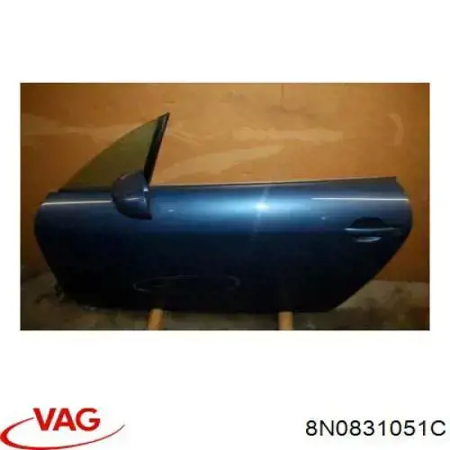 Купить 8N0831051C VAG Дверь передняя, левая
