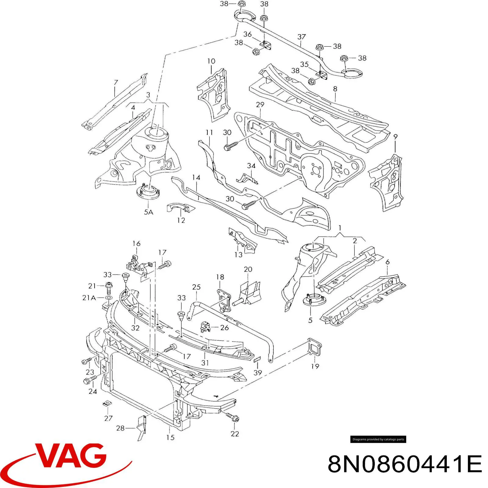 Купить 8N0860441E VAG 