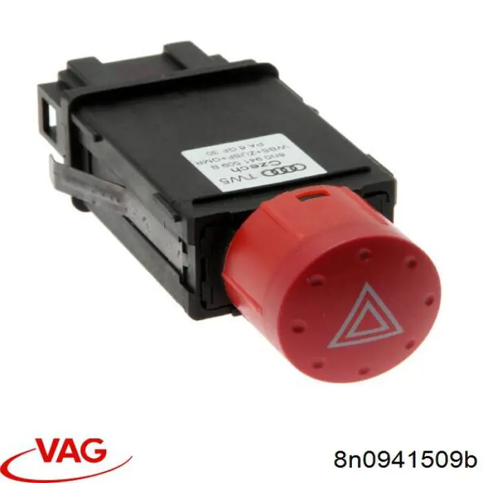 Кнопка включения аварийного сигнала VAG 8N0941509B