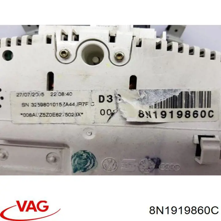 Приборная доска (щиток приборов) VAG 8N1919860C цена, от 343.64 USD
