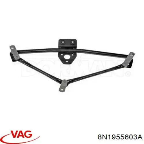 8N1955603A VAG Трапеция стеклоочистителя