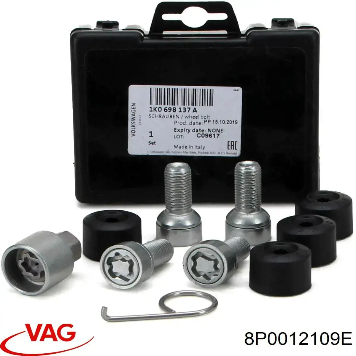 8P0012109E VAG Ящик инструментальный