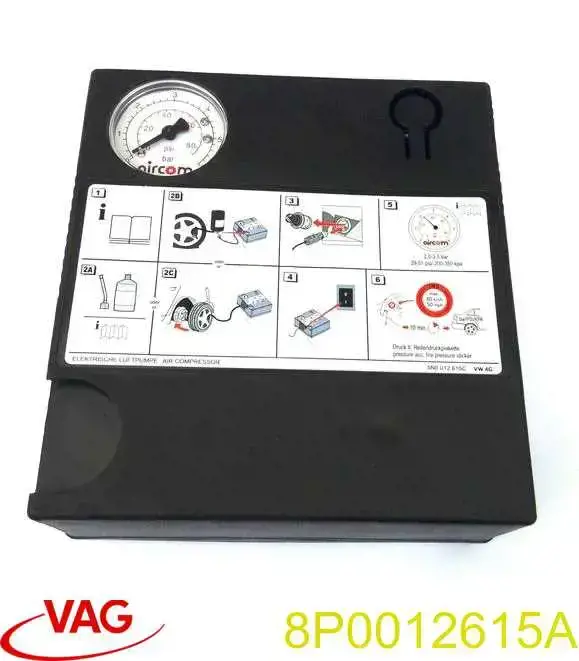Купить 8P0012615A VAG Приспособление для накачивания шин