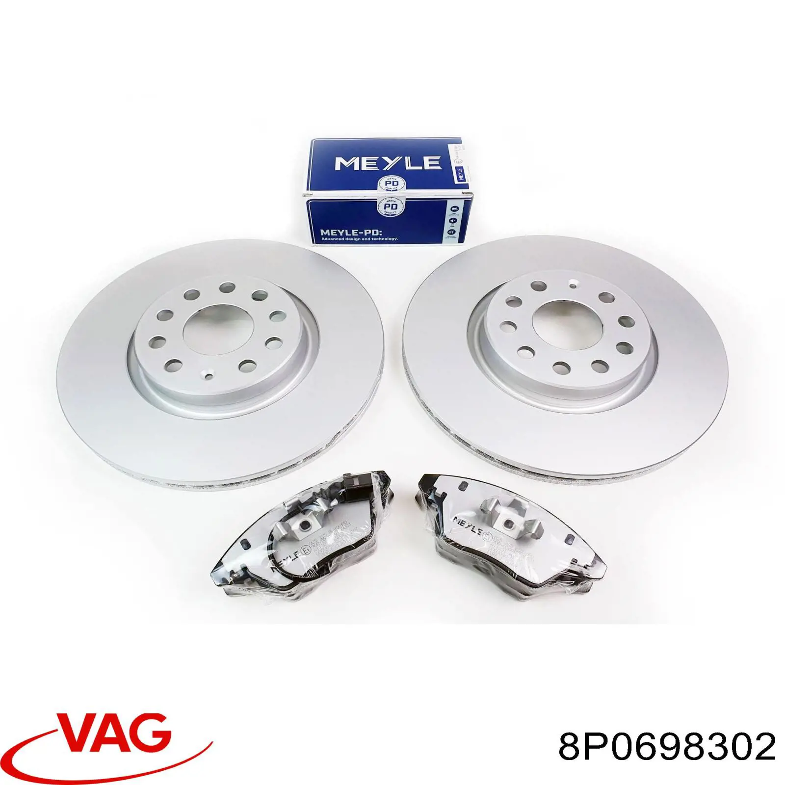 Тормоз дисковый передний VAG 8P0698302 цена, от 1555.50 UAH
